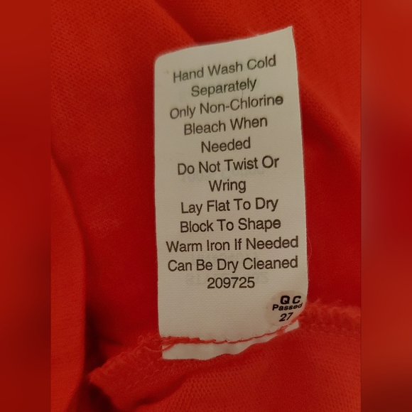 CAbi Sleeveless Red Nouvelle Cotton Shirt-Size M - Picture 4 of 6